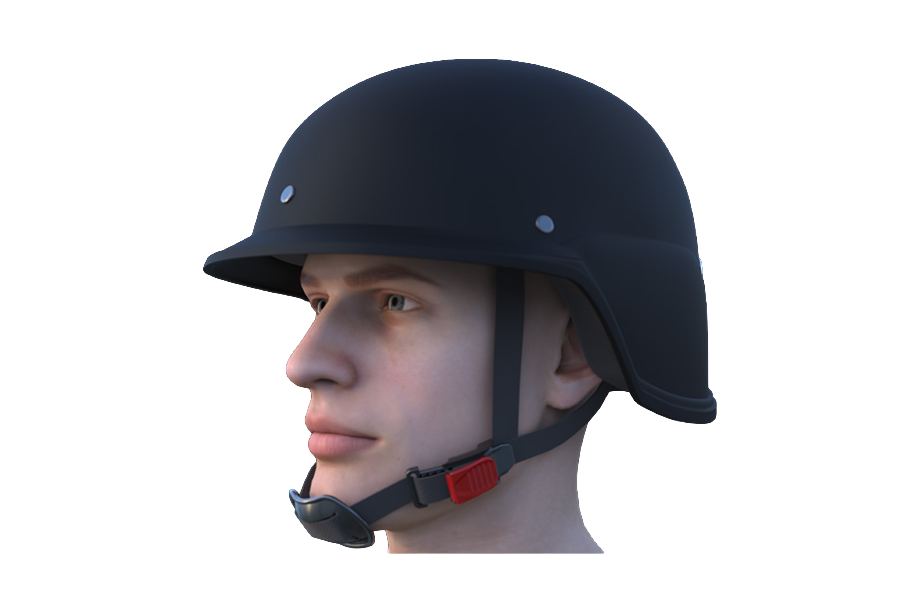 Anti Riot Vizörlü Kask - Tiger