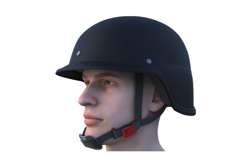 Anti Riot Vizörlü Kask - Tiger